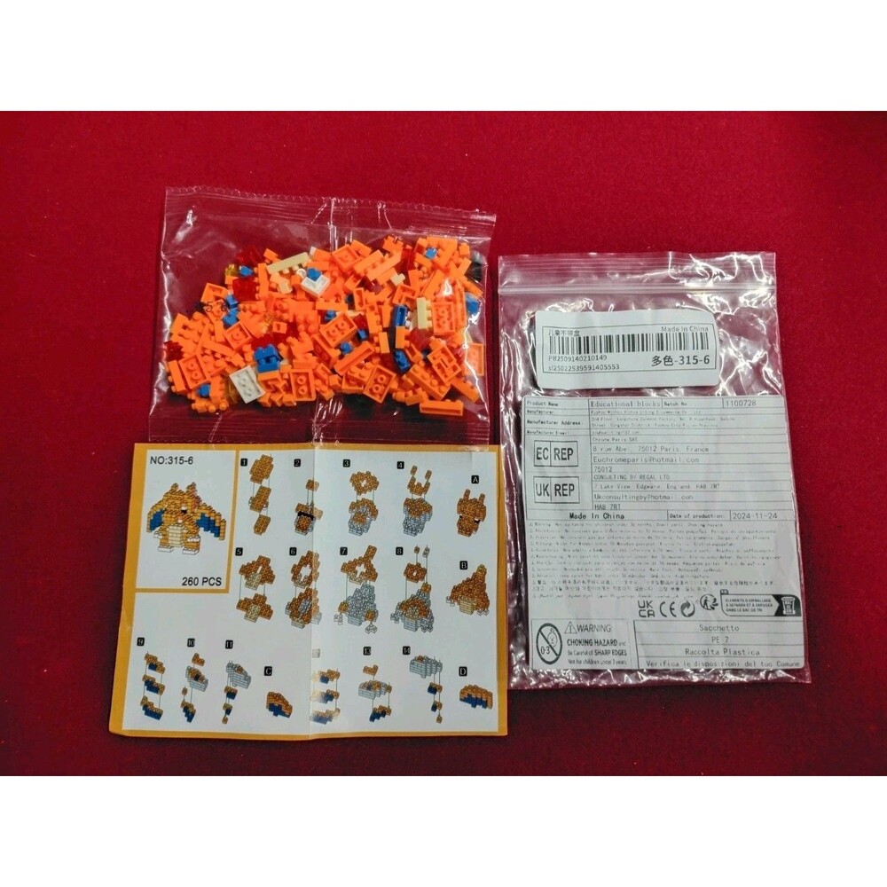 Charzar Minature Interlocking Blocks, Brand New Sealed